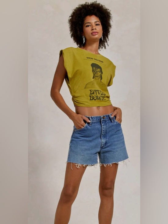 Daydreamer Tops - DAYDREAMER David Bowie Show Souvenir size XS T-shirt cropped festival casual